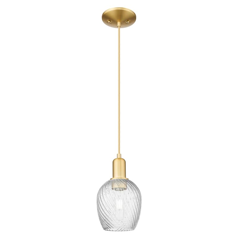 Innovations Lighting Endless Possibilities Arcadia - Salina - 1 Light 6" Cord Hung Mini Pendant - Satin Gold