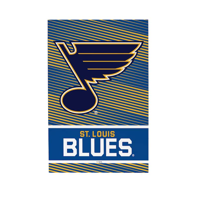 St Louis Blues Wooden Tabletop Mantel Shelf Sign
