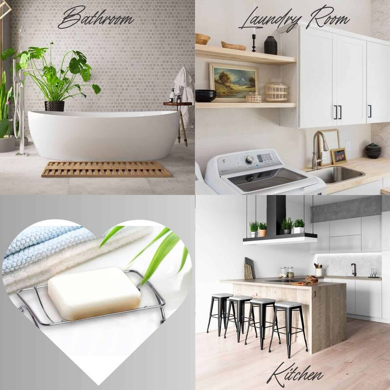 Metal Wire Soap Dish Holder Self-Draining