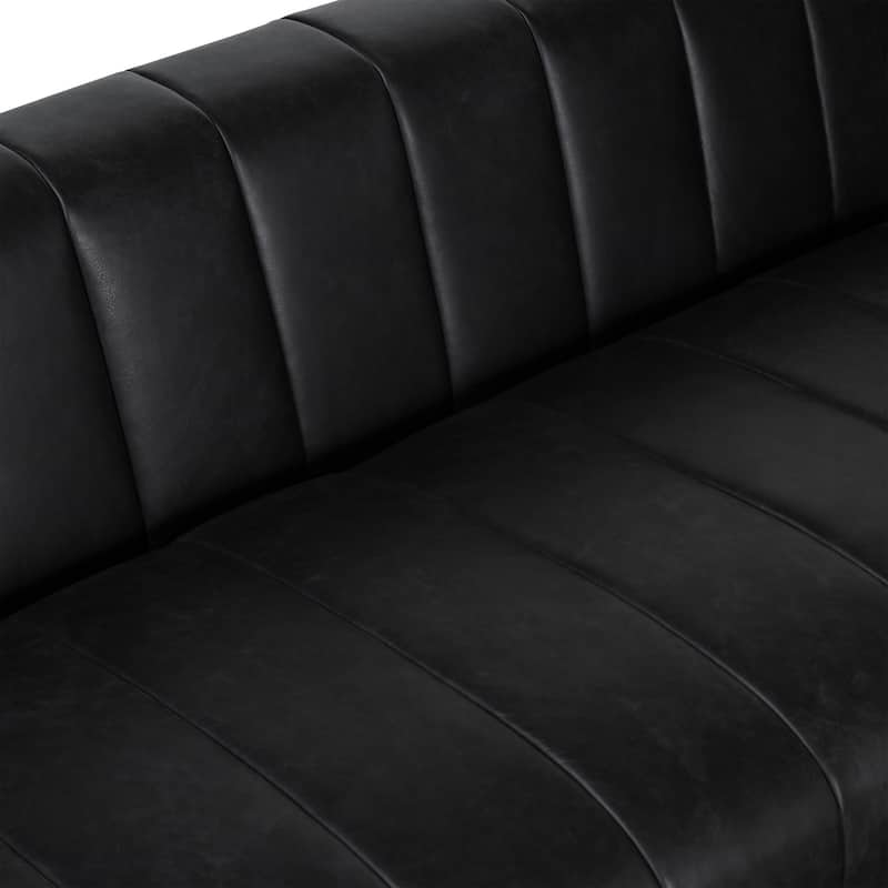 Poly & Bark Canale Sofa - Full Grain Genuine Italian Leather