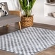 preview thumbnail 8 of 10, Nuloom Ashanti SpinClean Vintage Checkers Machine Washable Area Rug