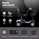 preview thumbnail 24 of 61, 4 Wheel Mobility Scooter Compact 300 Lb Load Bearing Capacity 300w Motor Wheelchair Device For Grown-ups Elderly