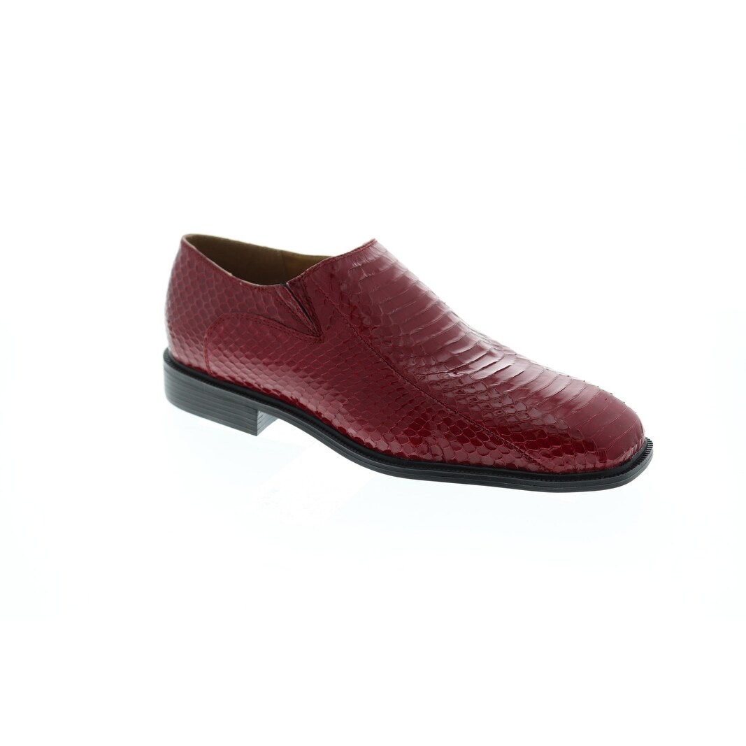 giorgio brutini red loafers