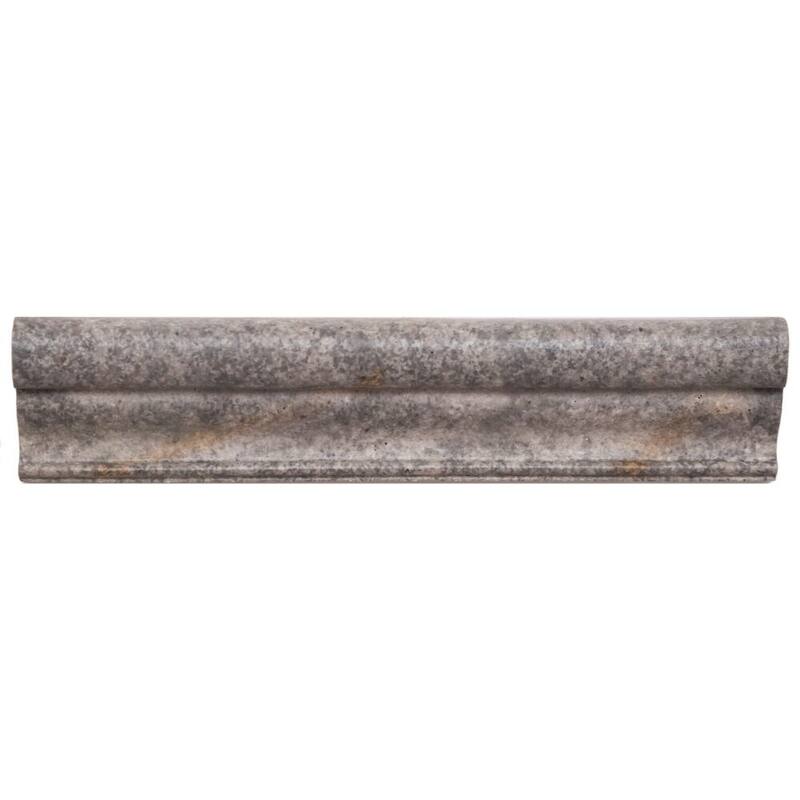 Austin 2x10 Grey Resin Chair Rail / Crown Wall Tile