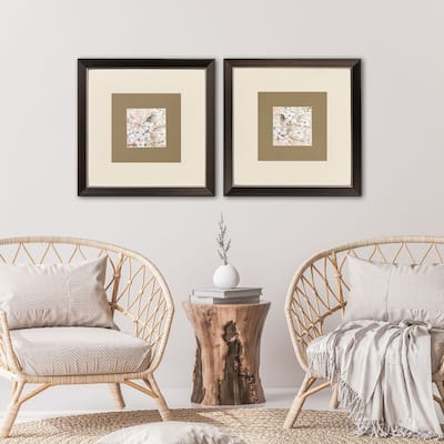 Paragon Fragrant Perch Framed Art - Set of 2