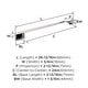 preview thumbnail 6 of 9, Amerock Highland Ridge 24" Towel Bar