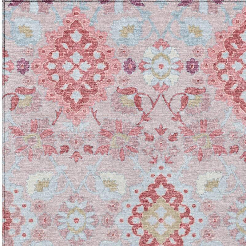 HomeRoots Oriental Traditional Rectangle Outdoor Rug