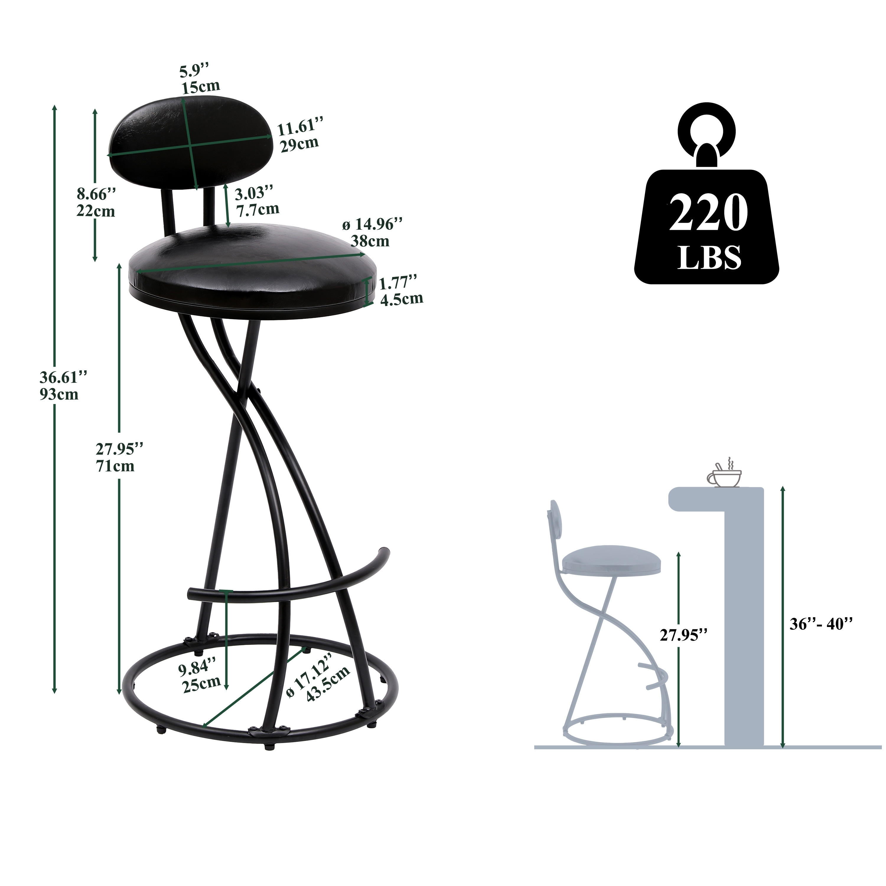 Kitchen Island Chair Height For 36 Counter Kitchen Island Stools