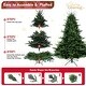 preview thumbnail 19 of 22, 4/5/6/7/7.5 FT PVC/PE Mixed Green Memory Wire Christmas Tree