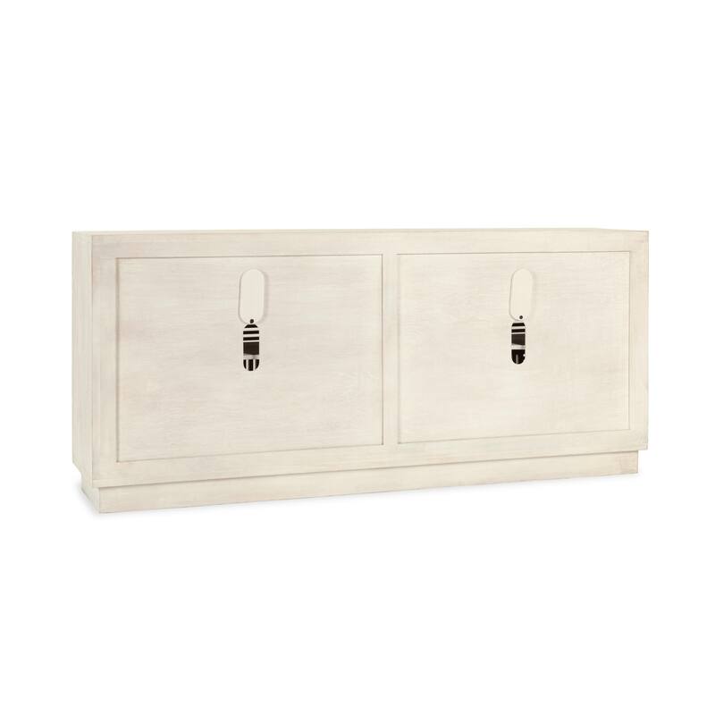 Classic Home Lila 4-Door Mango Wood Buffet Sideboard