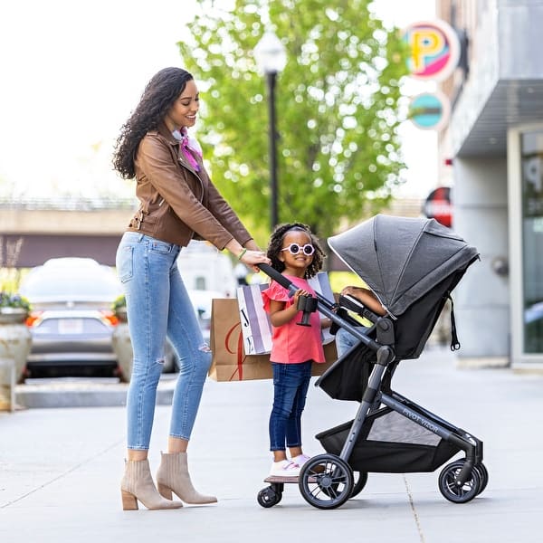 Pivot Vizor Travel System with LiteMax Infant Car Seat, Chasse Black -  buybuy BABY - 37840027
