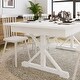 preview thumbnail 13 of 22, 7' x 40" Rectangular Antique Rustic Solid Pine Folding Dining Table