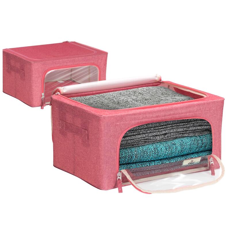 Storage Box With Window Small - 2 Pack