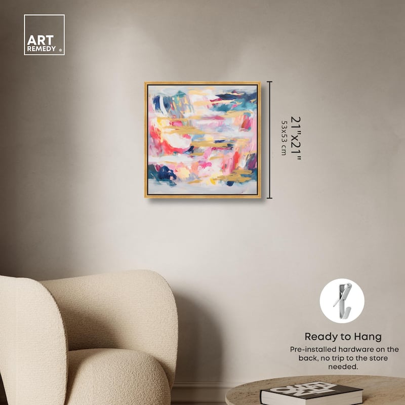 Balipink III Canvas by Art Remedy
