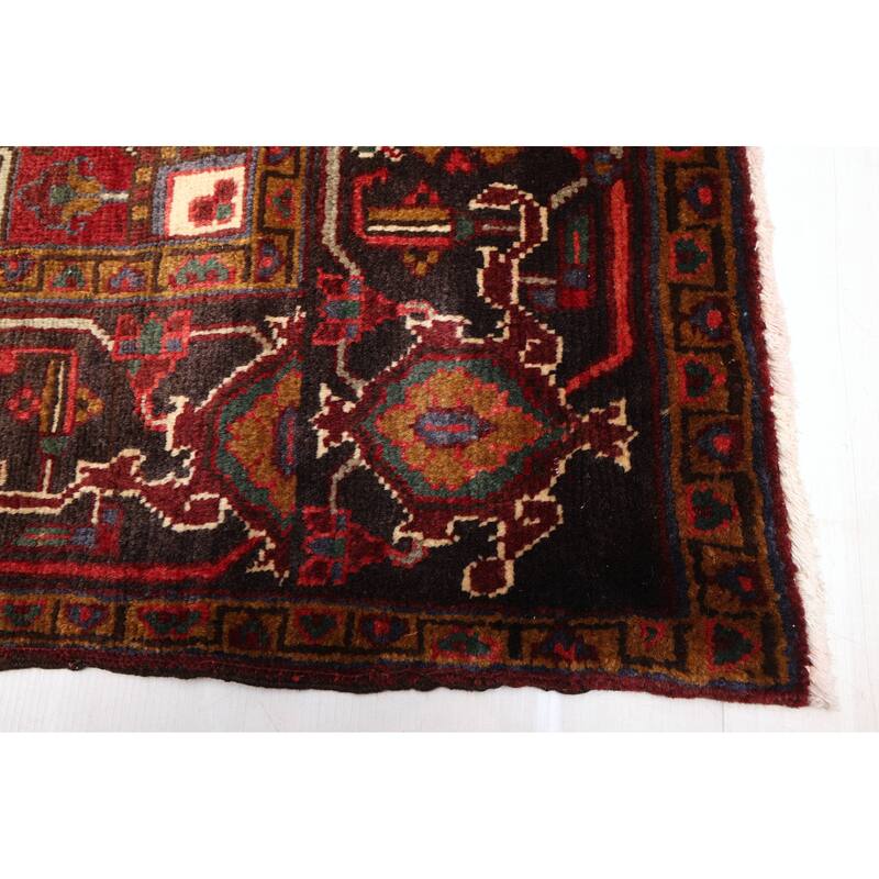 ECARPETGALLERY Hand-knotted Sarabi Dark Red Wool Rug - 6'7 x 9'5