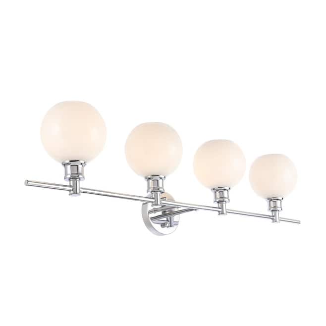 Camille 4-Light Frosted Glass Wall Sconce