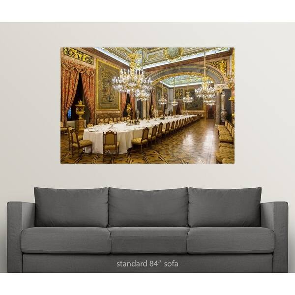 Shop Madrid Dining Room In Royal Palace Spain Poster Print