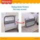 preview thumbnail 10 of 10, Dream On Me Fisher-Price Little Naps Bed Rail for Todlders in Grey