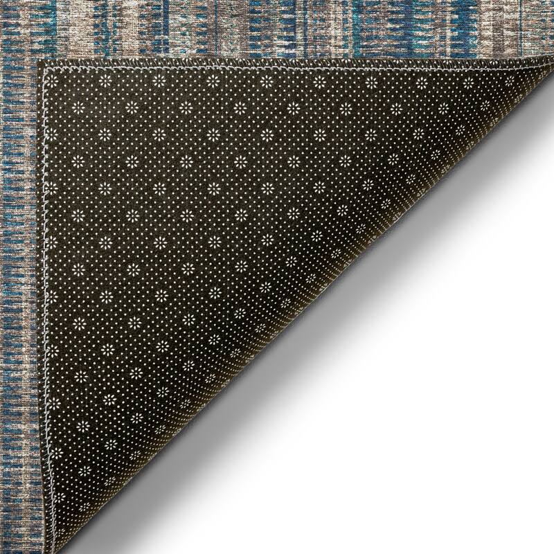 Indoor/Outdoor Waverly Modern Stripes Washable Rug