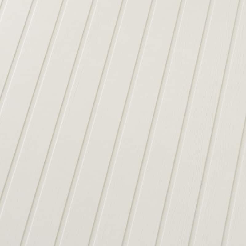 Bois 24x48 Snow White Ceramic Large Format Fluted Wall Tile (15.5 sq ft/case) - 2 Pack
