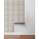 preview thumbnail 9 of 20, Harry & Grace Herringbone Plaid Premium Matte Non-Woven Peel and Stick Wallpaper