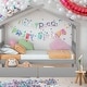 preview thumbnail 35 of 41, Twin Size Wooden House Bed with Drawers