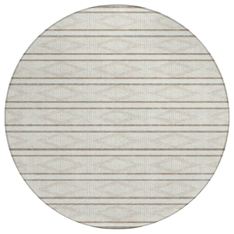 HomeRoots Geometric Transitional Rectangle Outdoor Rug