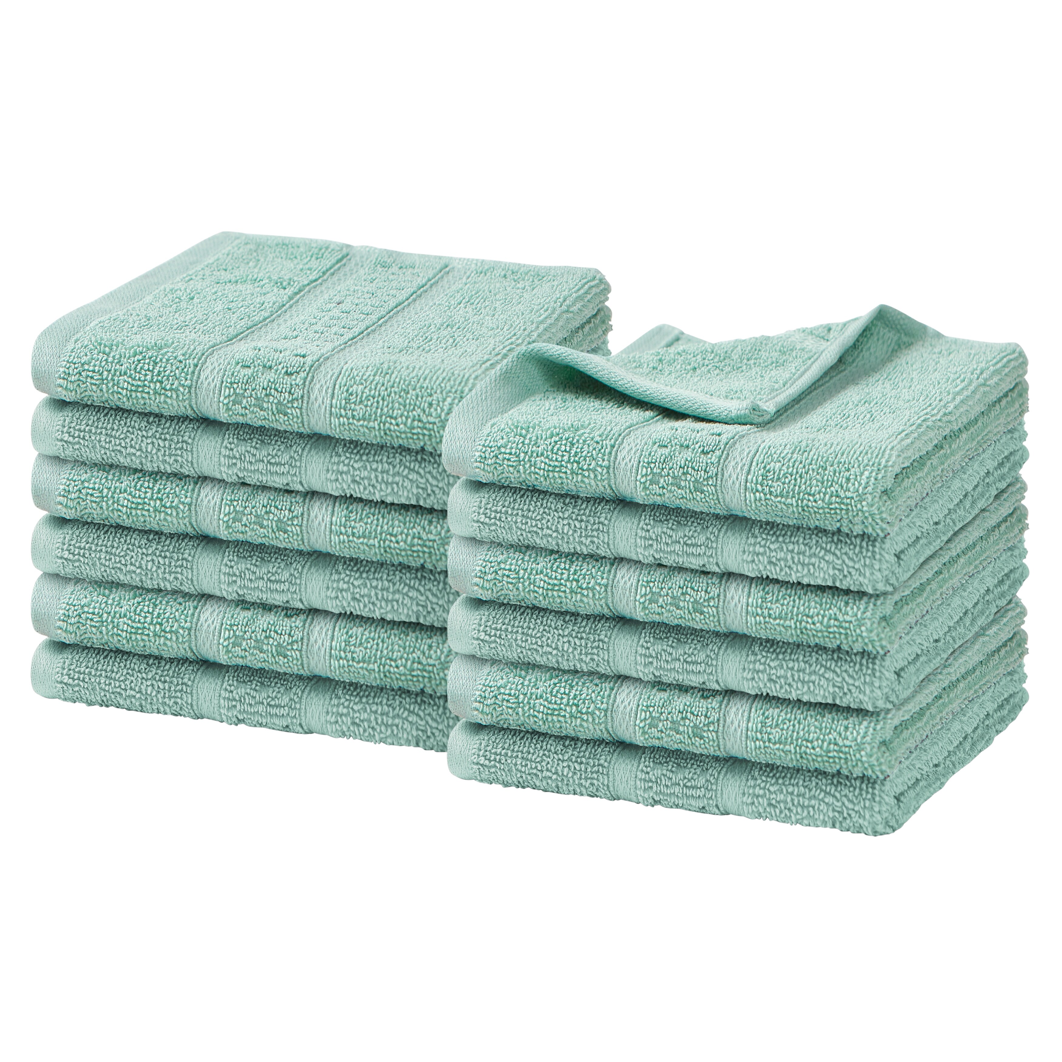 Nautica - 6 Piece Bath Towels, Absorbent & Fade Resistant Cotton Towel Set,  Fashionable Bathroom Decor (Oceane Navy, 6 Piece)