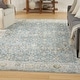 preview thumbnail 38 of 58, Nourison Astra Machine Washable Indoor only Persian Area Rug 6' 7" x 9' - Teal/Beige - Rectangle