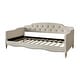 preview thumbnail 5 of 22, CraftPorch Modern Linen Nailhead Button Tufted Twin Daybed