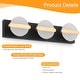 preview thumbnail 9 of 10, 3-Light Dimmable Modern Bathroom Mirror Vanity Light Sconce - 21.3"x3.7"x4.3"(LxWxH)