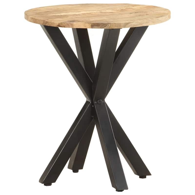 vidaXL Side Table 18.9"x18.9"x22" Solid Mango Wood - 18.9" x 18.9" x 22"