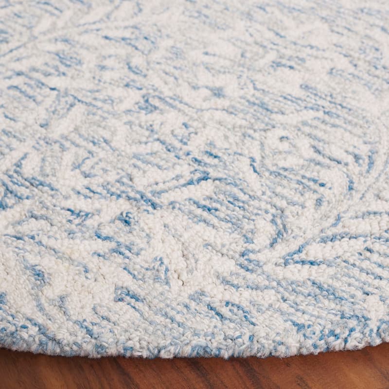 SAFAVIEH Handmade Ebony Lelioara Modern & Contemporary Wool Rug