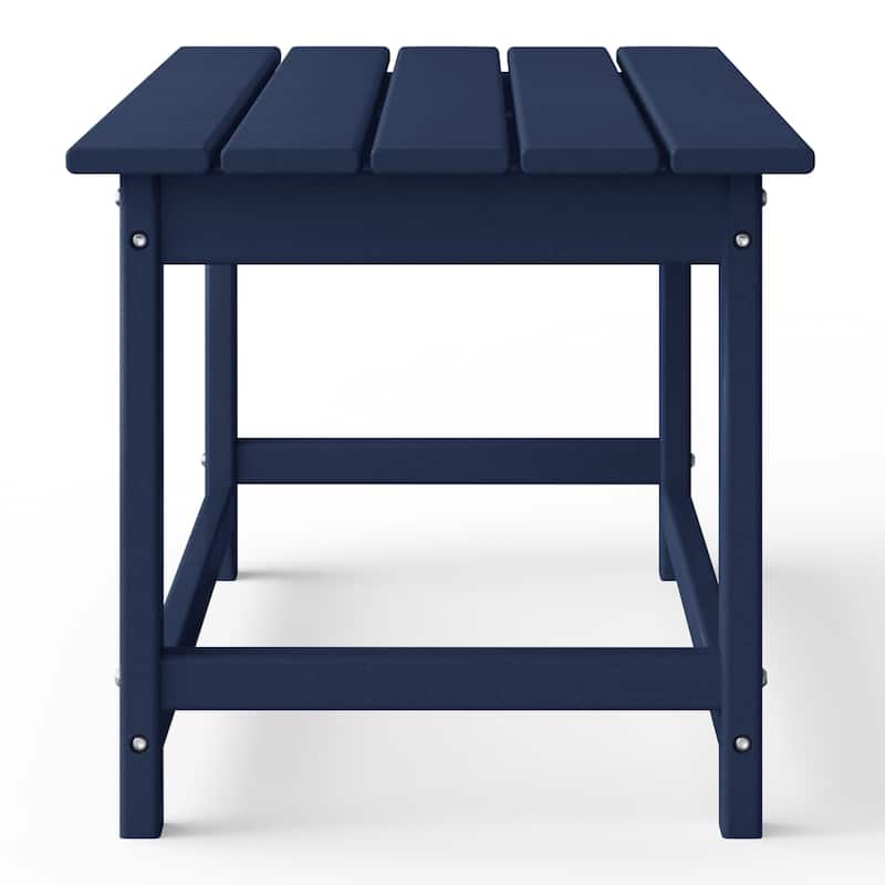 Laguna Hdpe All Weather Outdoor Patio Rectangular Coffee Table