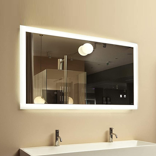 40 x24 Backlit LED Light Bathroom Mirror Anti Fog