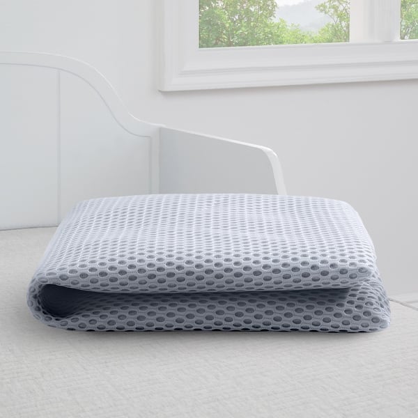slide 2 of 13, Breathable Crib Mattress Pad Cover Blue