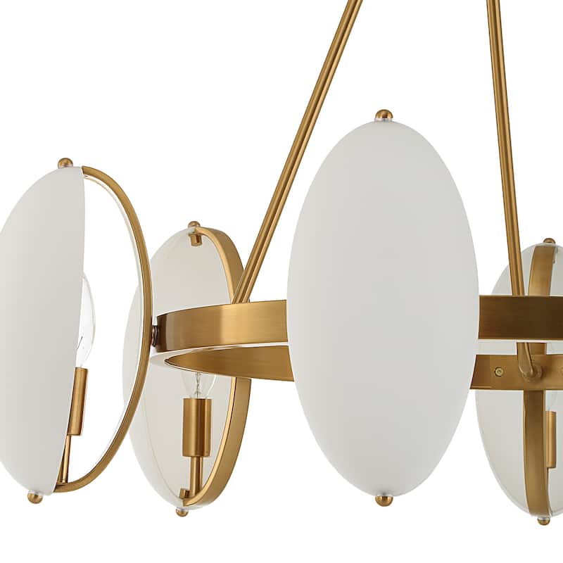 Uttermost Oviform 6 Light Round Chandelier - 30.25"W x 25"H x 30.25"D