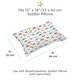 preview thumbnail 26 of 42, BreathableBaby Cotton Percale Pillowcase, For 13" x 18"/33 x 46 cm Toddler Pillow, Prints (2-Pack)