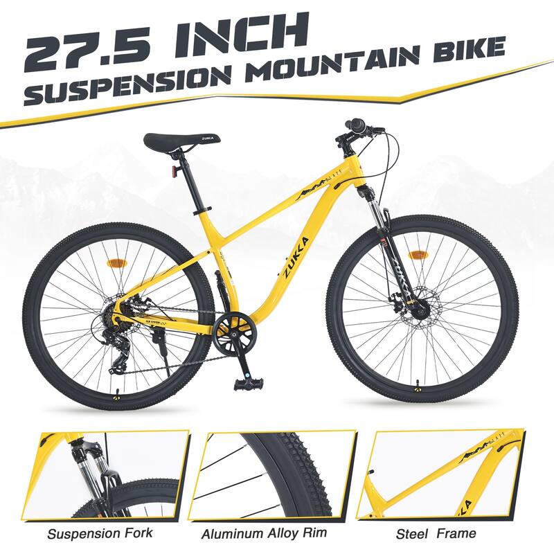27.5 Inch Wheels 8 Speed Mountain Bike