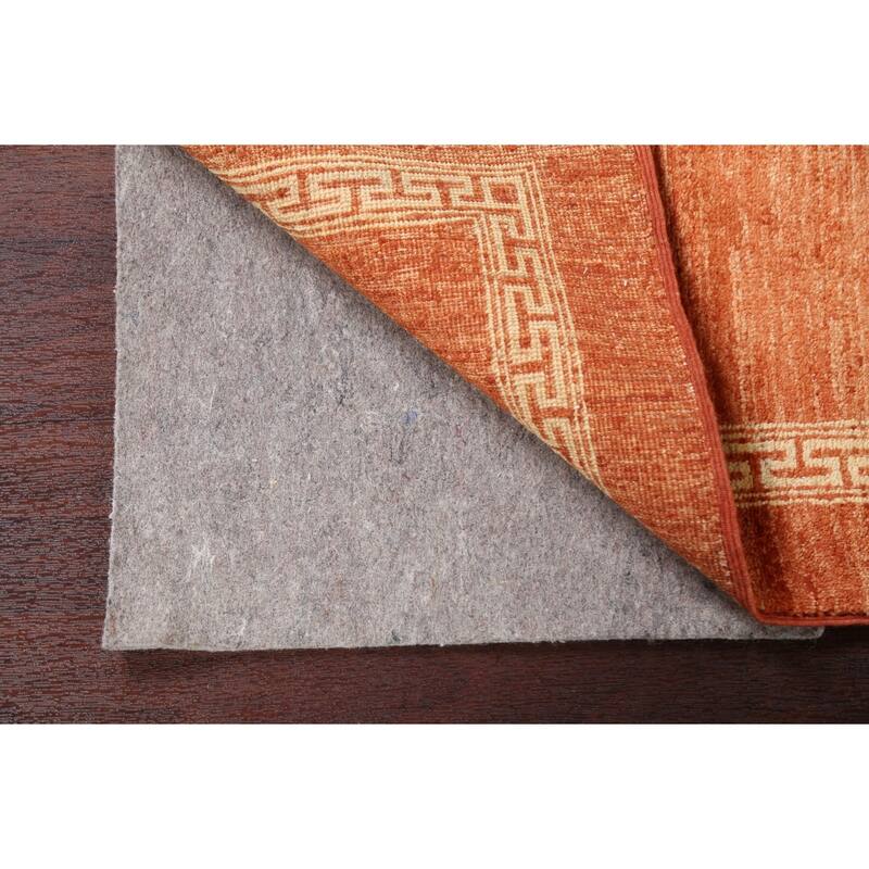 Orange Gabbeh Kashkoli Runner Rug Hand-knotted Oriental Wool Carpet - 2'7" x 9'0"
