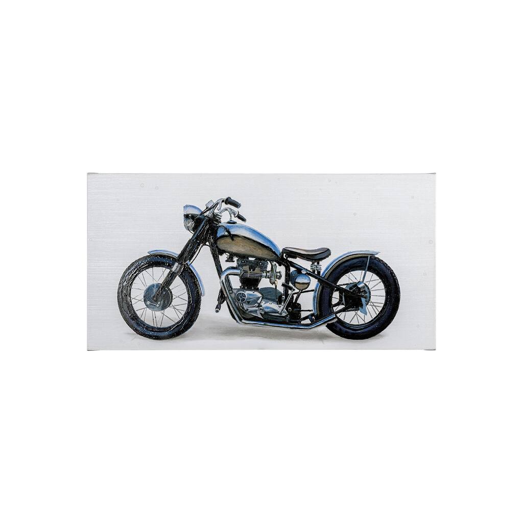 Lets Roll II White (22 x 44) Canvas Art Print