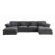 preview thumbnail 41 of 40, 6 - Piece Chenille Sectional