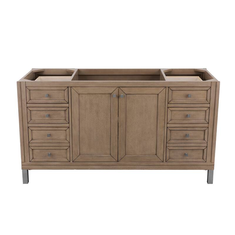 James Martin Vanities Chicago 60" Single Vanity, Whitewashed Walnut