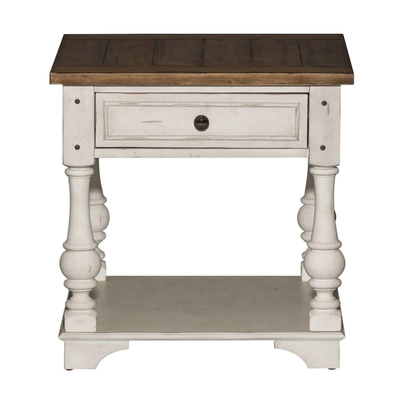Morgan Creek Antique White Opt 3 Piece Set (1-Cocktail 2-End Tables)
