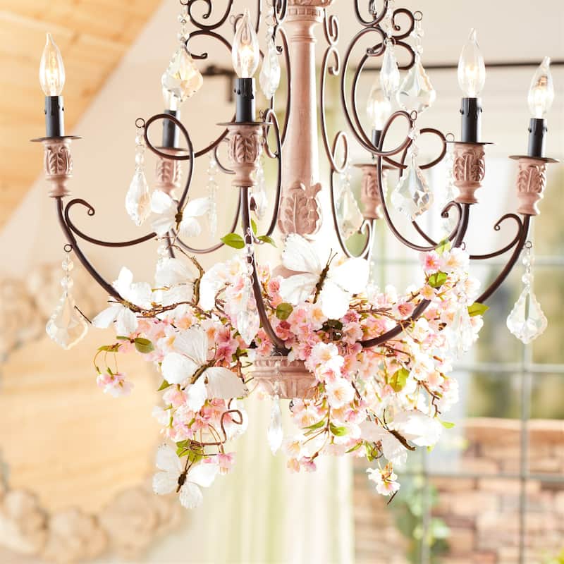 Blossom Floral Artificial Branch Sprays - 44" - Pink - Set of 4