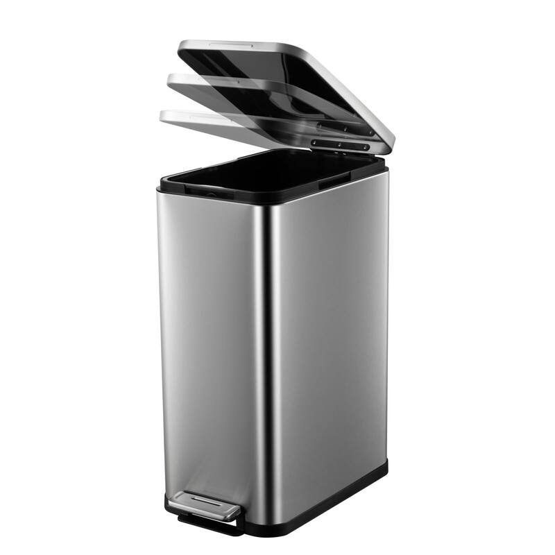 Stainless Steel 50 Liter / 13 Gallon Trash Can