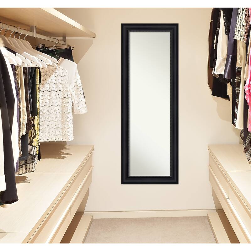 Non-Beveled Full Length On The Door Mirror - Astor Frame