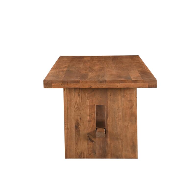 Riley Solid Wood Trestle Dining Table