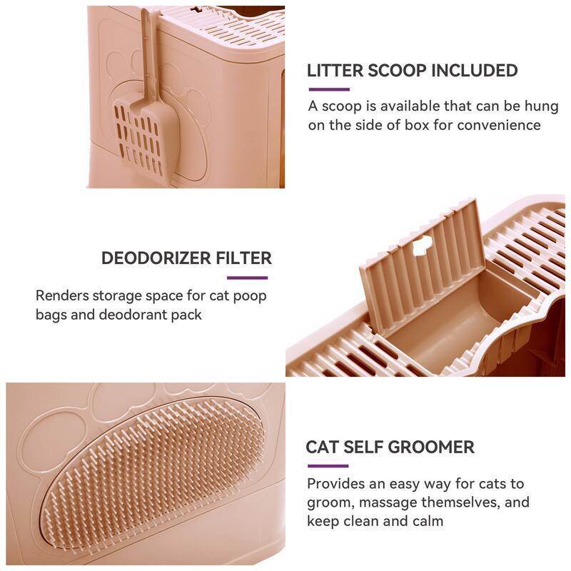 Cat Litter Box with Shovel