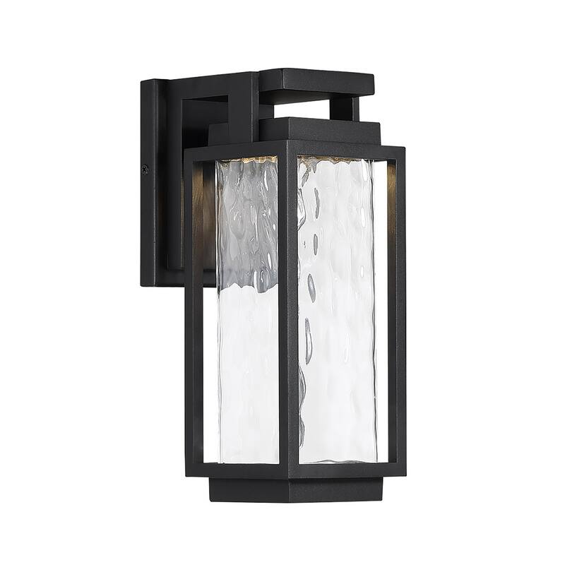 Two if By Sea 12in Indoor or Outdoor Wall Light 3000K in Black
